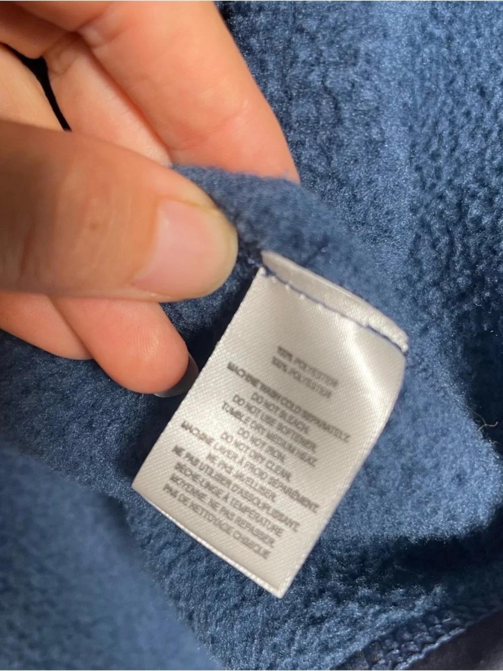 Untuckit Men’s Large Blue Kezoh Full Zip Fleece Sweater Knit‎ Jacket Preppy Cozy